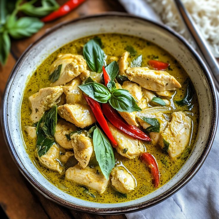 Green Curry with Chicken